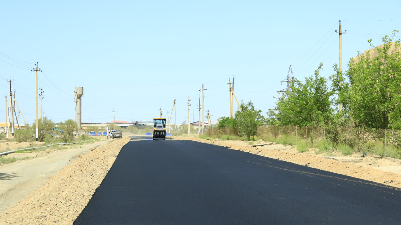 Asphalting of the Road Leading to "Bestobe"
