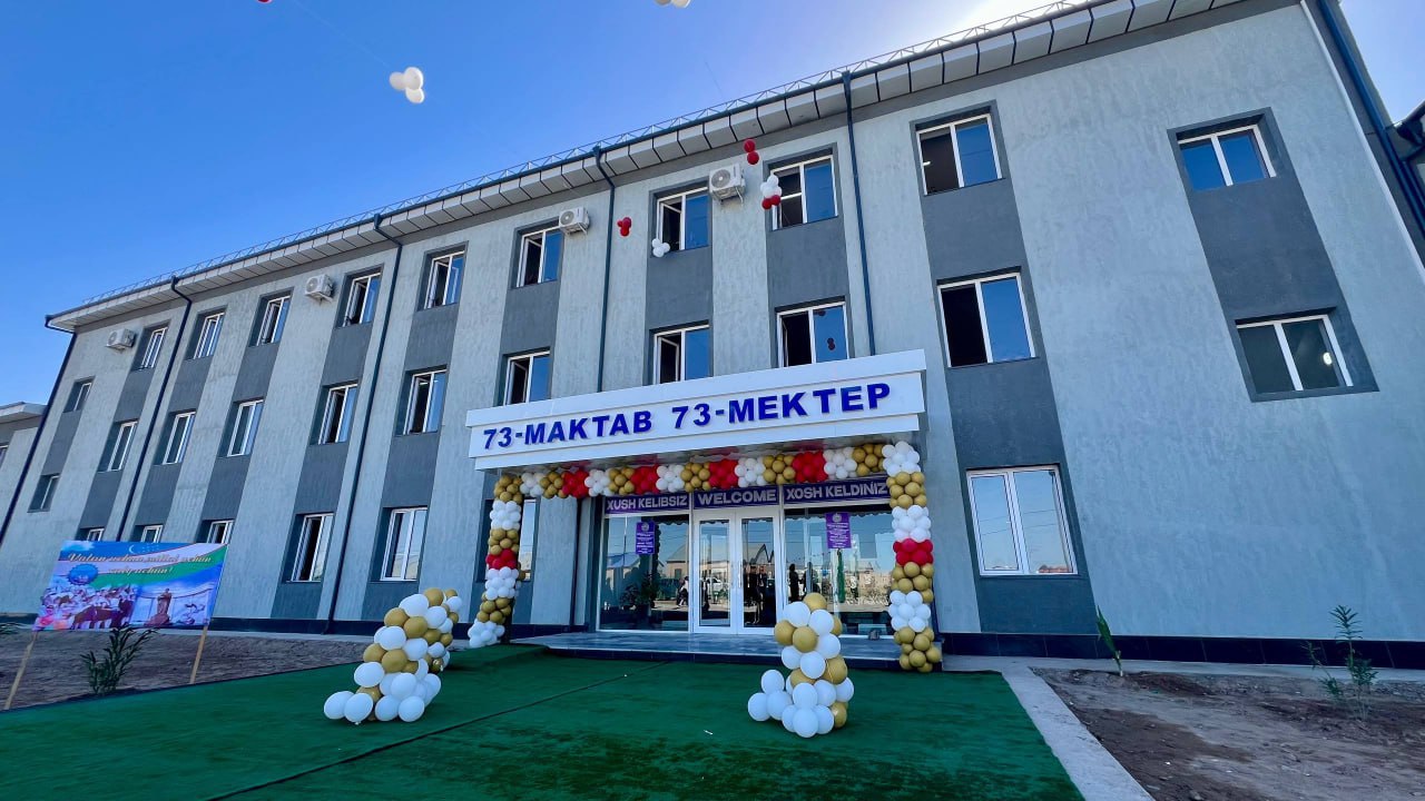 Беруний районында жаңа 330 орынлық мектеп пайдаланыўға тапсырылды