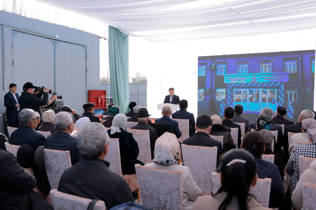 Нөкис районын таза ишимлик суўы менен тәмийинлеў бағдарында жаңадан қурылған обектлер пайдаланыўға тапсырылды