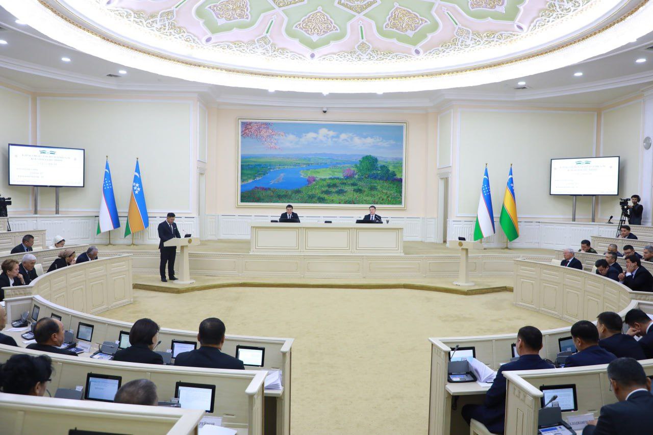 Информация о восьмой сессии Жокаргы Кенеса Республики Каракалпакстан