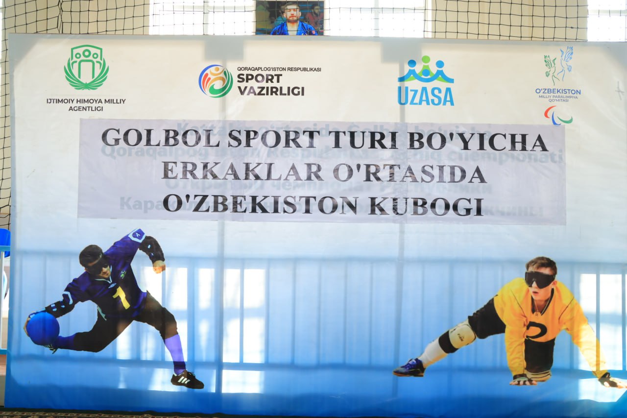 Спортнинг Голбол туридан Ўзбекистон кубоги баҳсларида Қорақалпоғистон жамоаси фахрли 2-ўринни эгаллади