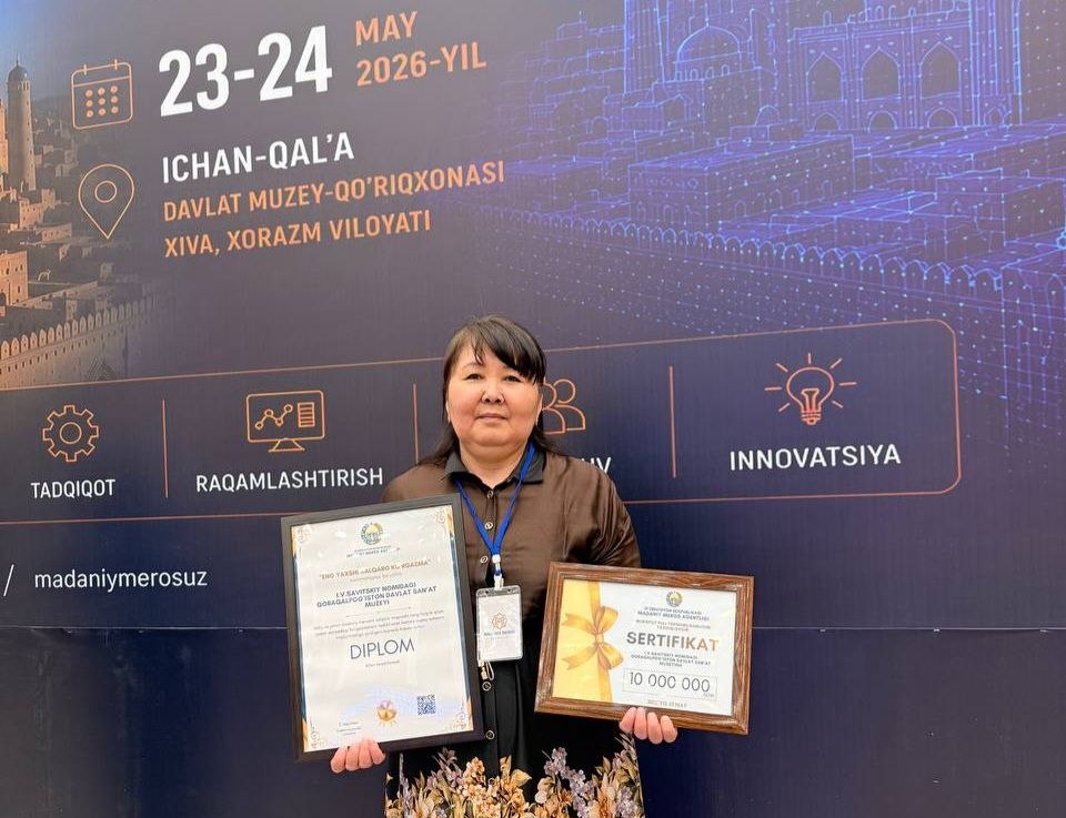 I.V.Savitskiy nomidagi Qoraqalpog‘iston davlat san’at muzeyi «Eng yaxshi xalqaro ko‘rgazma» nominatsiyasiga munososib deb topildi