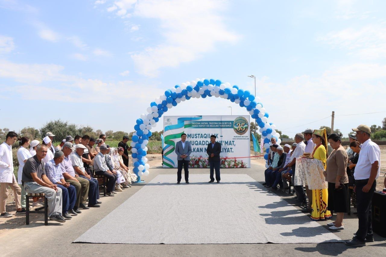 Bozataw-Shımbay jolı qayta ońlanıp, paydalanıwǵa tapsırıldı