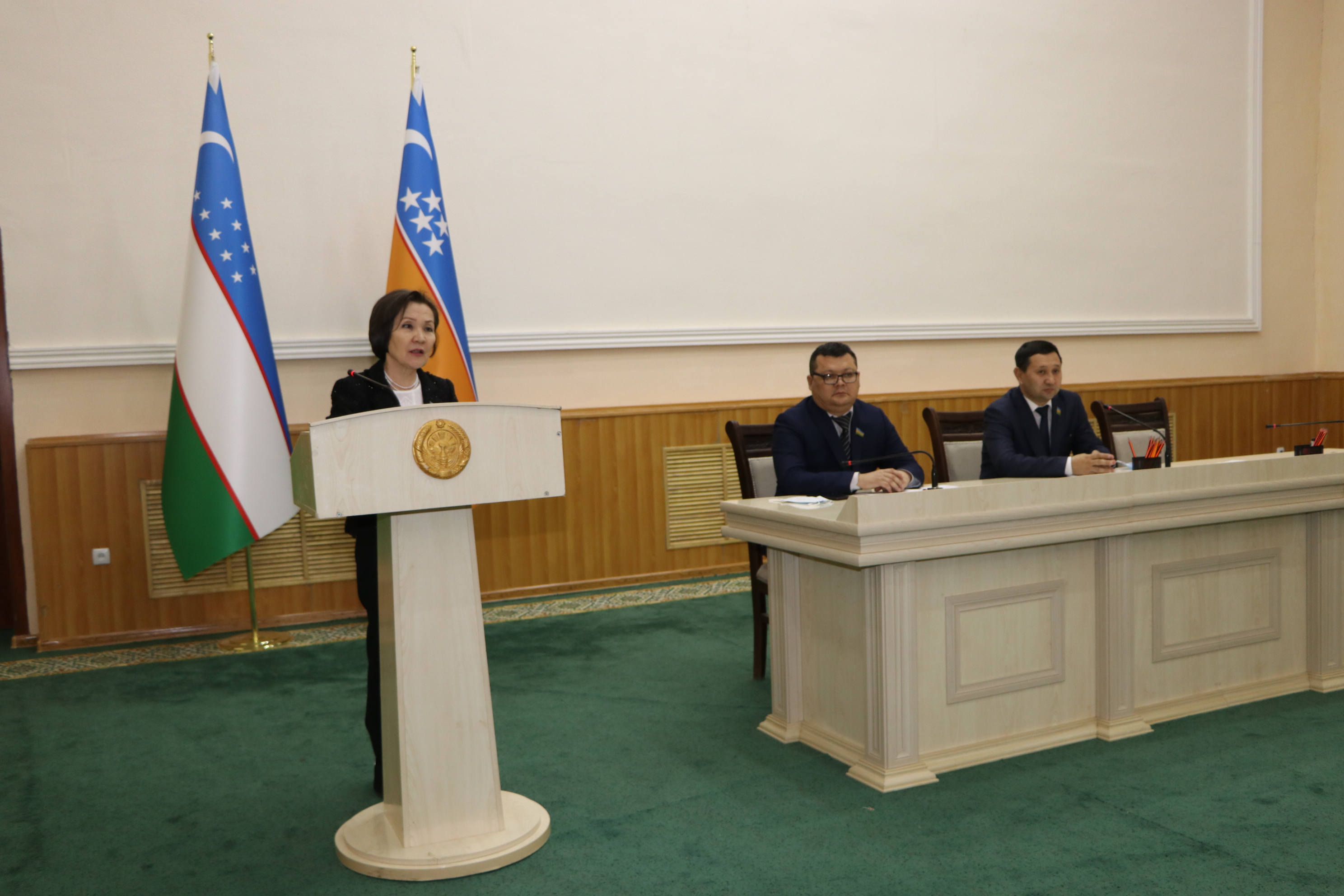 Халық депутатлары Шымбай районлық Кеңесиниң ХХ сессиясы