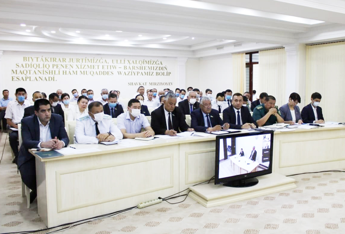 Қорақалпоғистон Республикасида ҳудудий давлат идораларининг Коррупцияга қарши курашиш бўйича ахбороти эшитилди