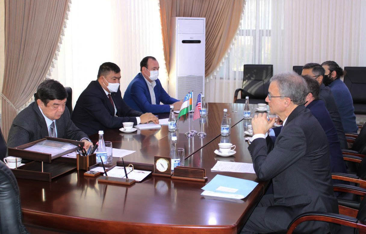 JO'QORG'I KENGES RAISI AQSh ELChISINI QABUL QILDI