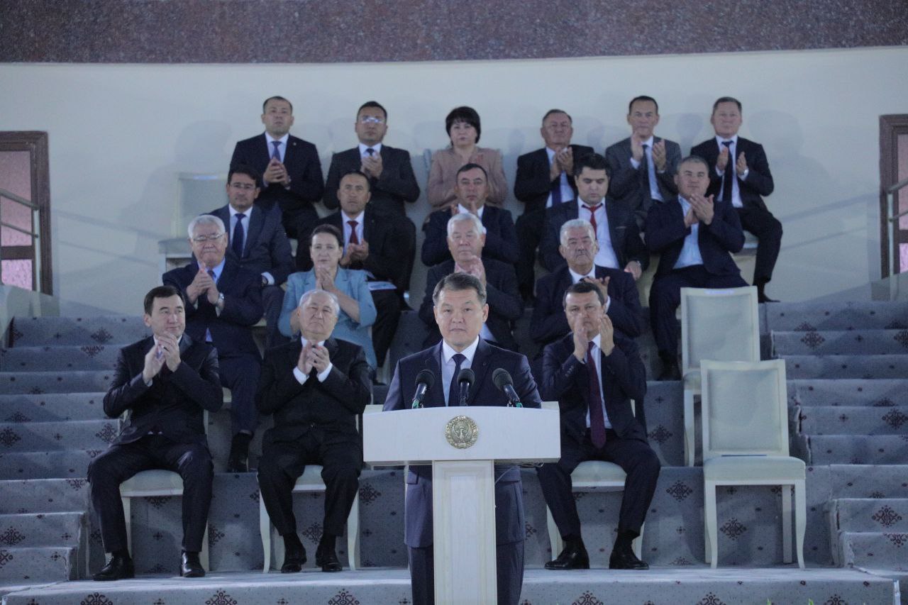 Қарақалпақстан Республикасы Жоқарғы Кеңесиниң Баслығы Аманбай Тлеубаевич Орынбаевтың Ғәрезсизлигимиздиң 31 жыллығына бағышланған салтанатлы мәресимдеги қутлықлаў сөзи