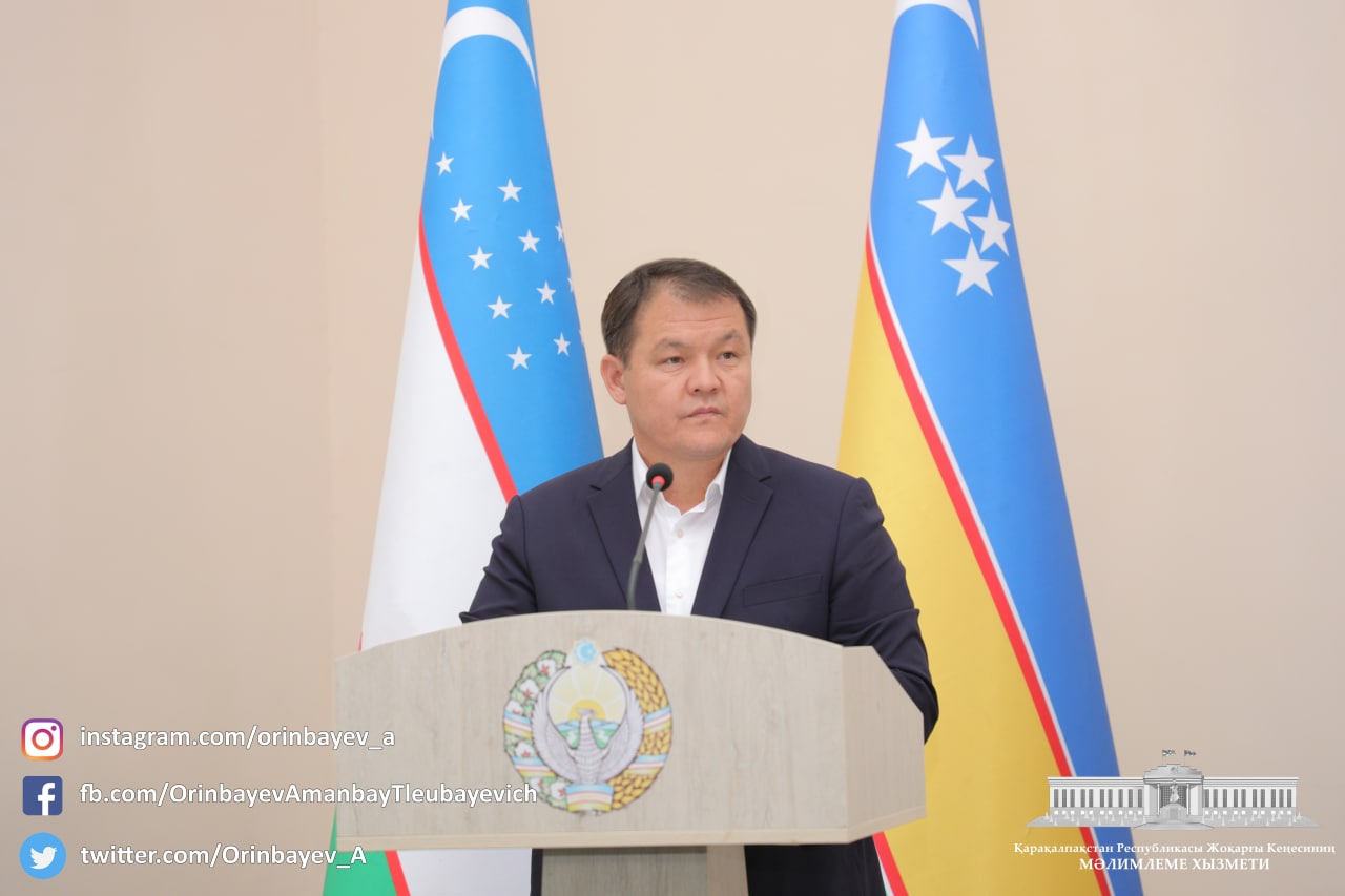 Qaraqalpaqstan Respublikası Joqarǵı Keńesiniń Baslıǵı Amanbay Orınbaev Nókis rayonında boldı