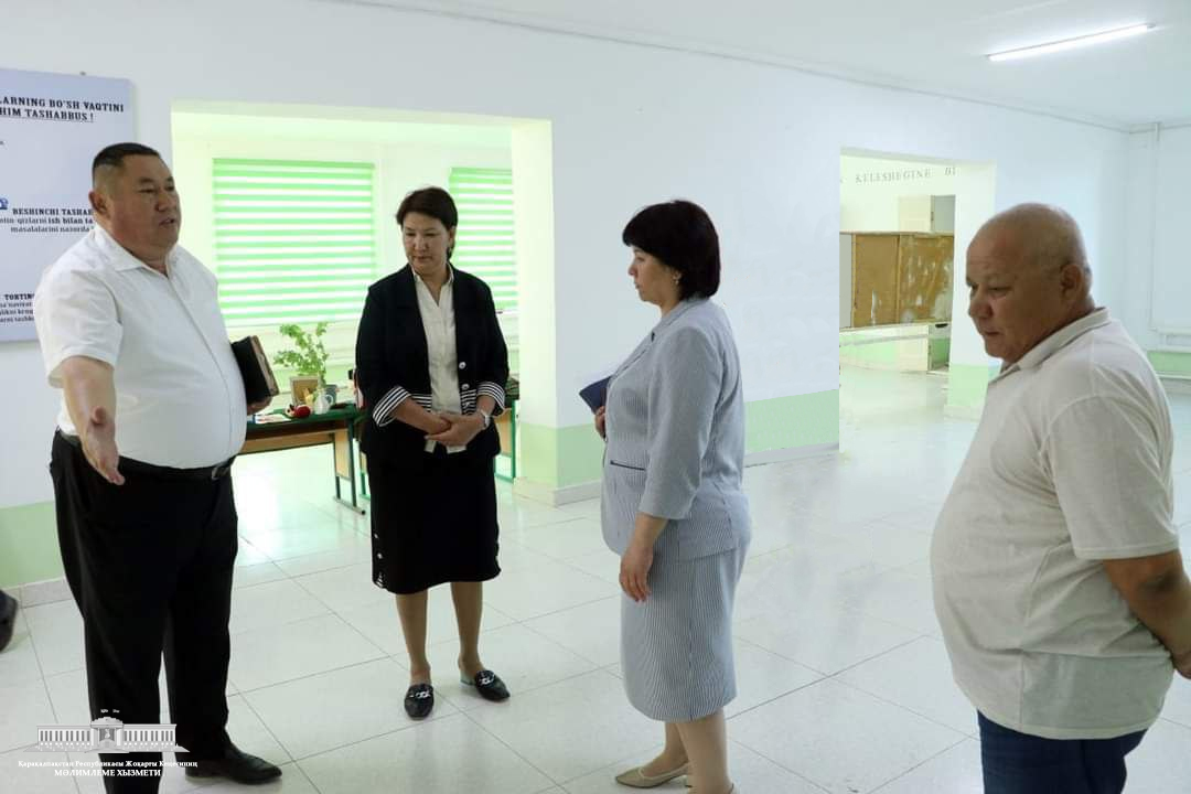 Xojeli rayonında úyreniw jumısları alıp barıldı