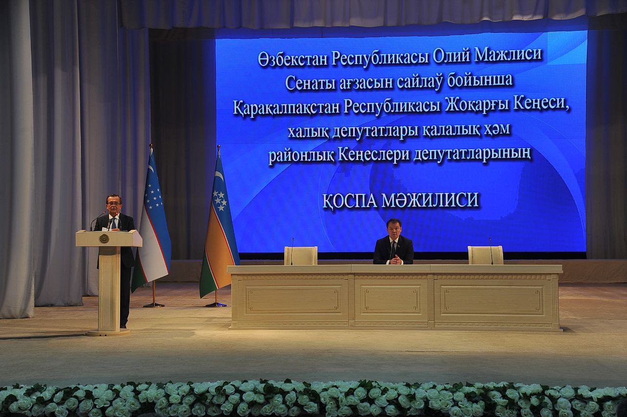 Joqarǵı Keńestiń Baslıǵı A.Orınbaev Oliy Majlis Senatınıń aǵzası bolıp saylandı