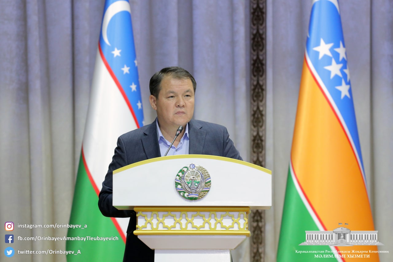 Qaraqalpaqstan Respublikası Joqarǵı Keńesiniń Baslıǵı Amanbay Orınbaev Beruniy rayonında boldı
