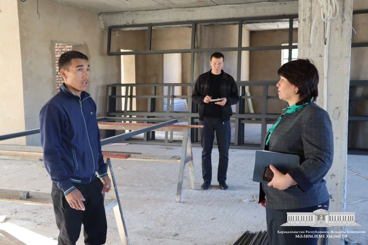 Joqarǵı Keńes Baslıǵınıń tapsırmasına muwapıq Nókis rayonında úyreniw jumısları alıp barılmaqta