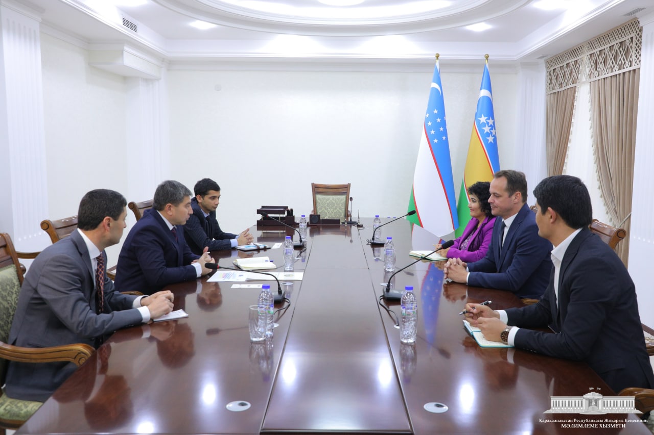 Qaraqalpaqstan Respublikası Joqarǵı Keńesi Baslıǵınıń orınbasarı R.Saparbaev GLOBOGATE Concept AG.” shólkemi wákillerin qabılladı