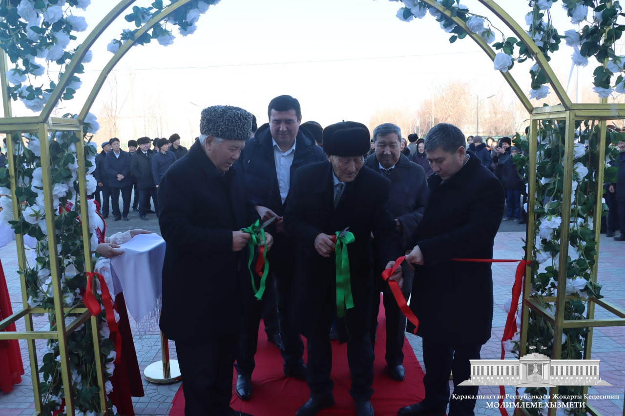 Nókis rayonında Ruwxıylıq hám aǵartıwshılıq orayı imaratı paydalanıwǵa tapsırıldı