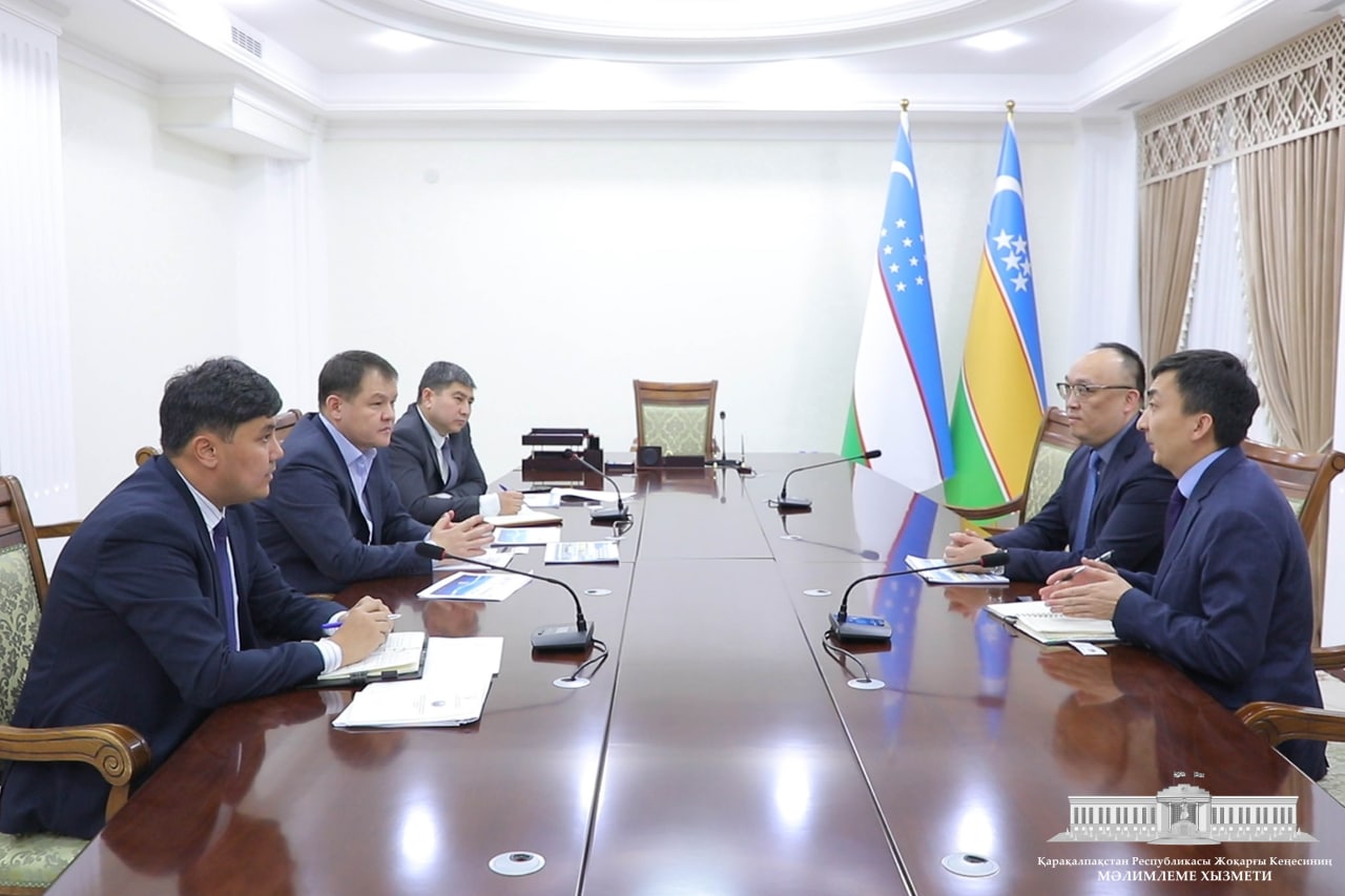 Qaraqalpaqstan Respublikası Joqarǵı Keńesiniń Baslıǵı Amanbay Orınbaev Qıtay mámleketinen kelgen investordı qabılladı