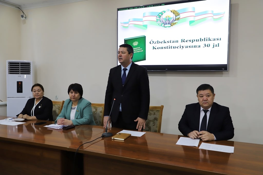 Өзбекстан Республикасы Конституциясы қабыл етилгениниң 30 жыллығына арналды