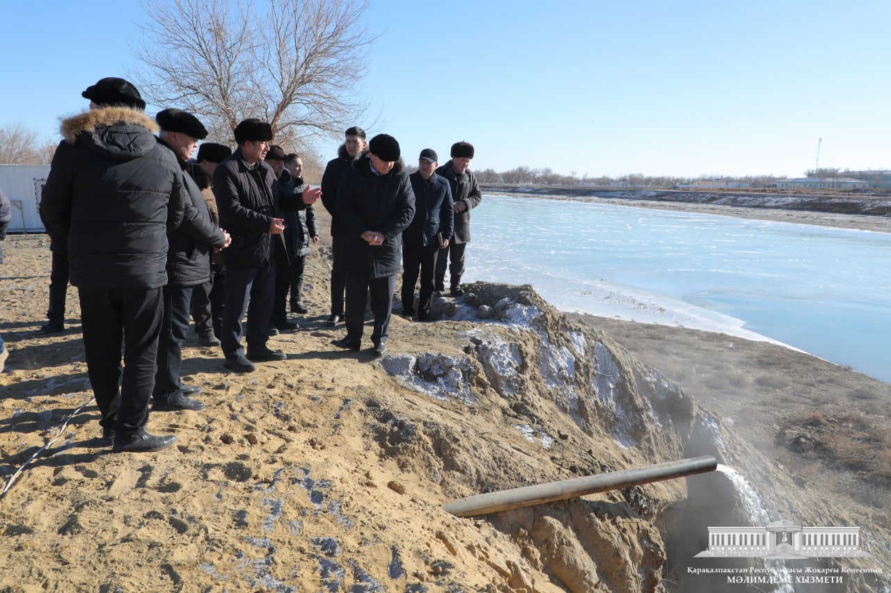 Joqarǵı Keńes Baslıǵı Taxtakópir rayonınıń alıs Beltaw aymaǵında  xalıqtı ishimlik suwı menen támiyinlew baǵdarında baslanǵan jumıslardı barıp kórdi