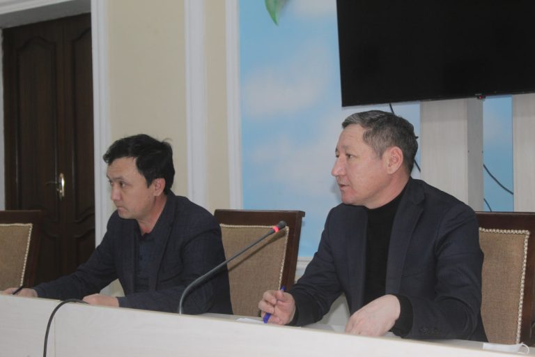 Joqarǵı Keńes Baslıǵınıń tapsırmasına muwapıq Taqıyatas rayonında úyreniw jumısları alıp barılmaqta