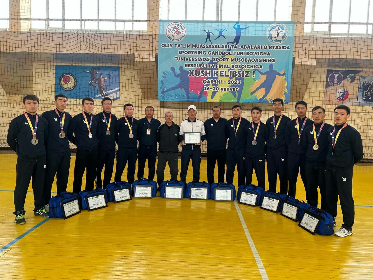 Gandbol terma jamoasi “Universiada – 2022” sport o'yinlarining final bosqichida sovrinli 2-o'rinni egalladi