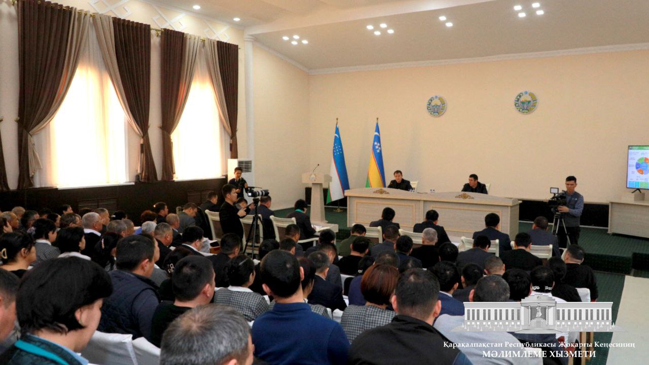 Nukus tumanida Jo'qarg'i Kenges Raisi boshchiligida tumanni rivojlantirish yo'nalishida oldimizdagi vazifalar belgilab olindi