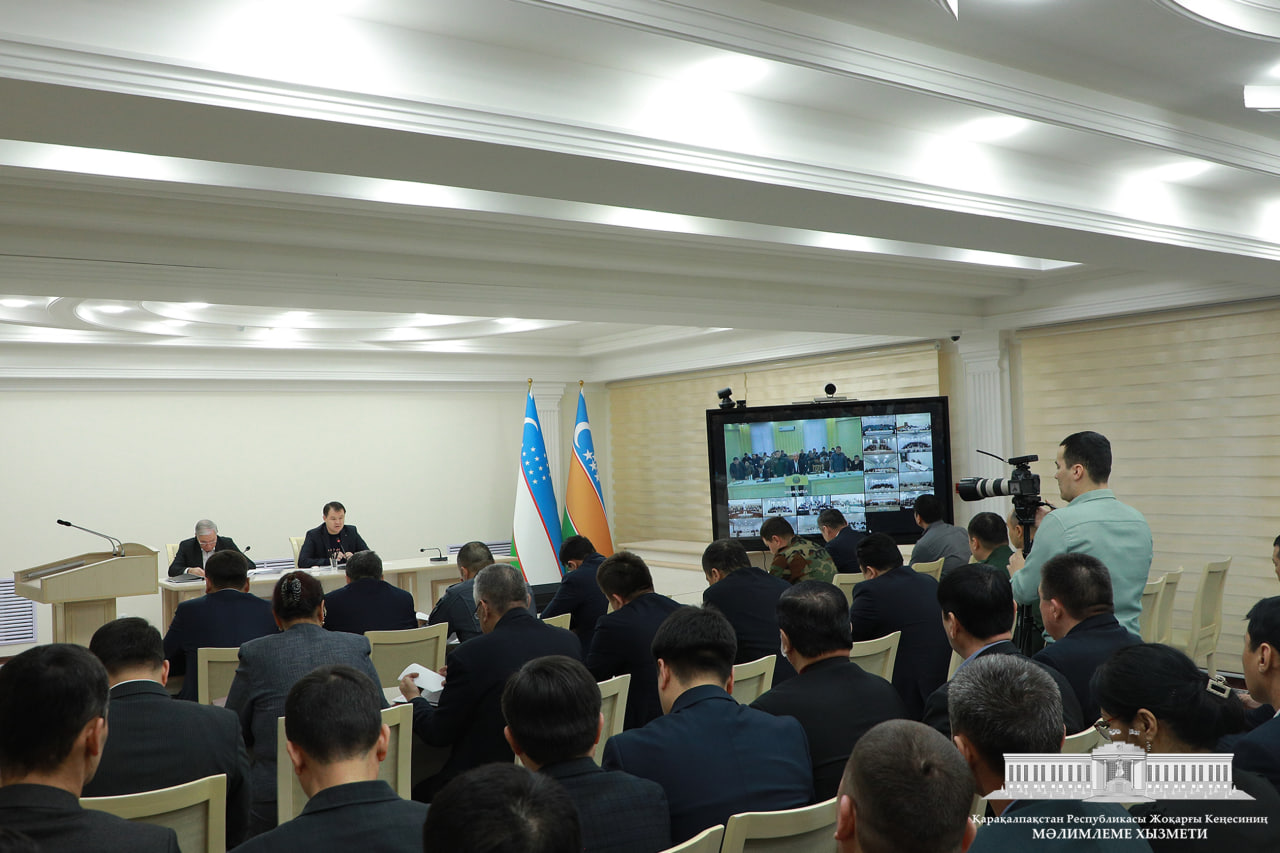 Joqarǵı Keńes Baslıǵı múrájatlar menen islesiw hám basqarıw uyımlarınıń málimleme xızmetiniń jumıslarına arnalǵan videoselektor májilisin ótkerdi