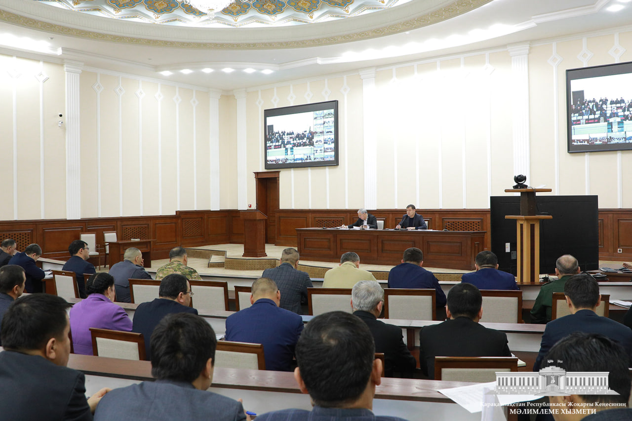 Joqarǵı Kenes Baslıǵı ekologiya máselelerine arnalǵan videoselektor májilisin ótkerdi