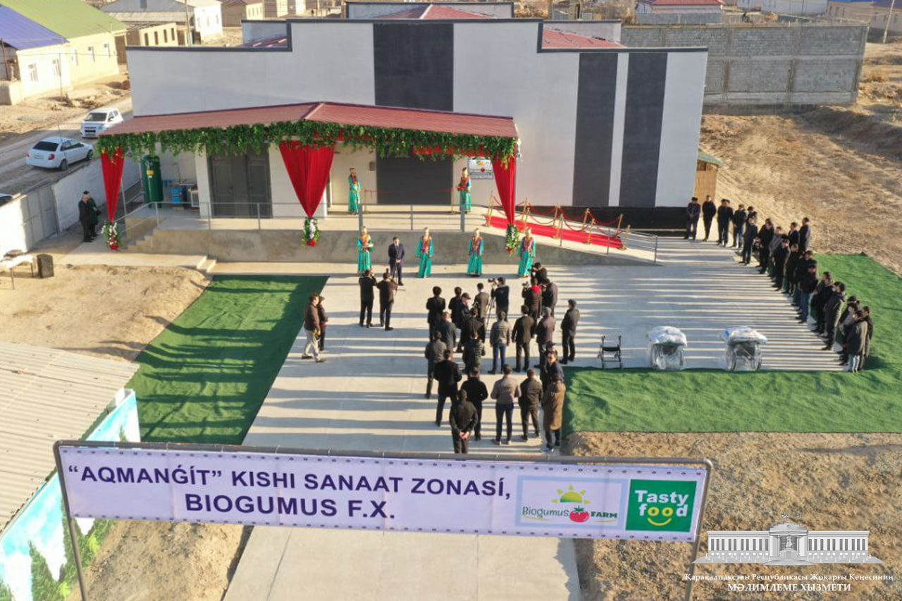 Nókis rayonı aymaǵında awıl xojalıǵı ónimlerin eksportqa baǵdarlaw menen shuǵıllanıwshı  jańa joybar iske túsirildi