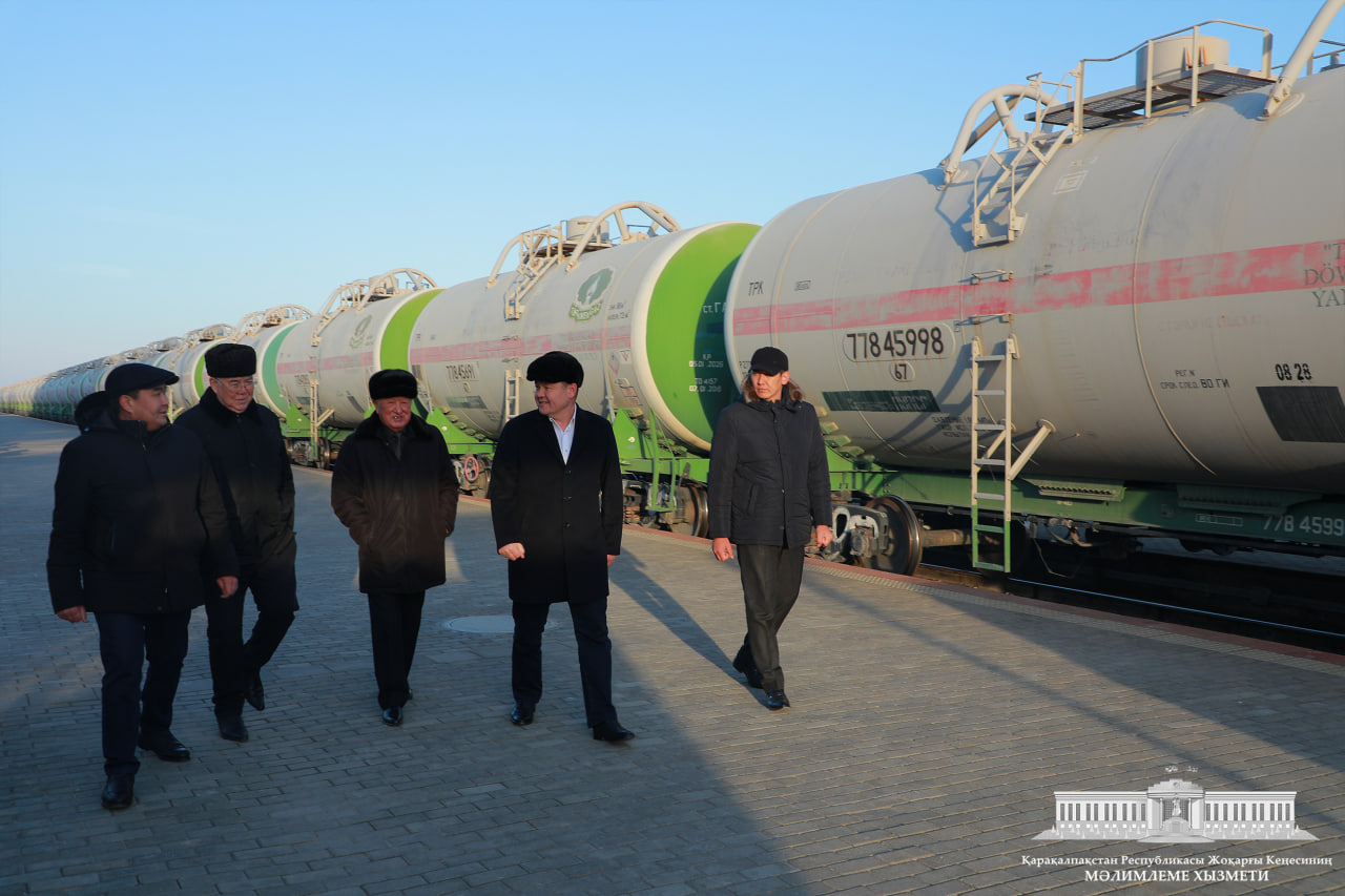 Túrkmenstannan Ózbekstan Respublikasına 52 vagonda 2000 tonna suyıltırılǵan gaz jiberildi