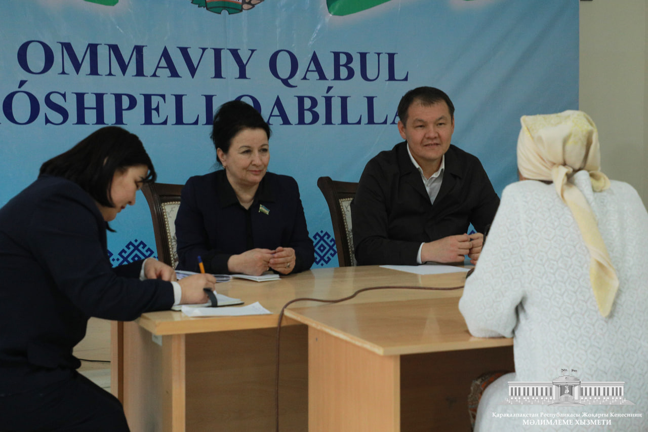 Joqarǵı Keńes Baslıǵı Jaslıq PPJ puqaraları ushın jeke qabıllawın ѳtkerdi
