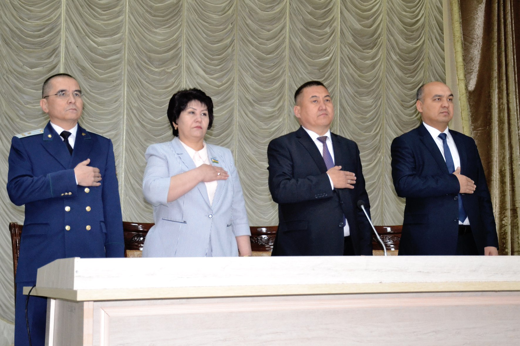 Qaraqalpaqstan Respublikası Konstituciyasınıń qabıl etilgenliginiń 30 jıllıǵı múnásibeti menen Qaraqalpaq mámleketlik universitetinde saltanatlı ilaj ótkerildi