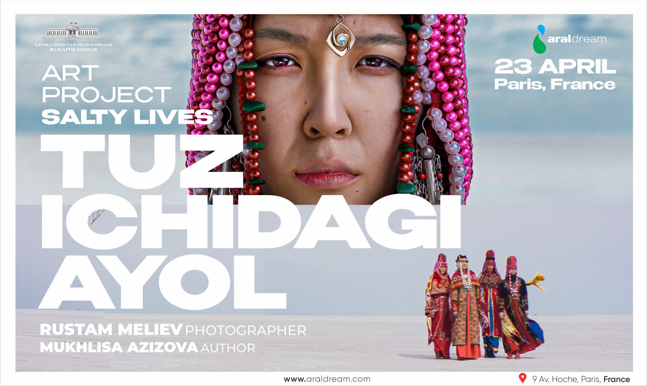 Parijde «Salty Lives» (“Duzlı ómir”) art-joybarı prezentaciyası bolıp ótti