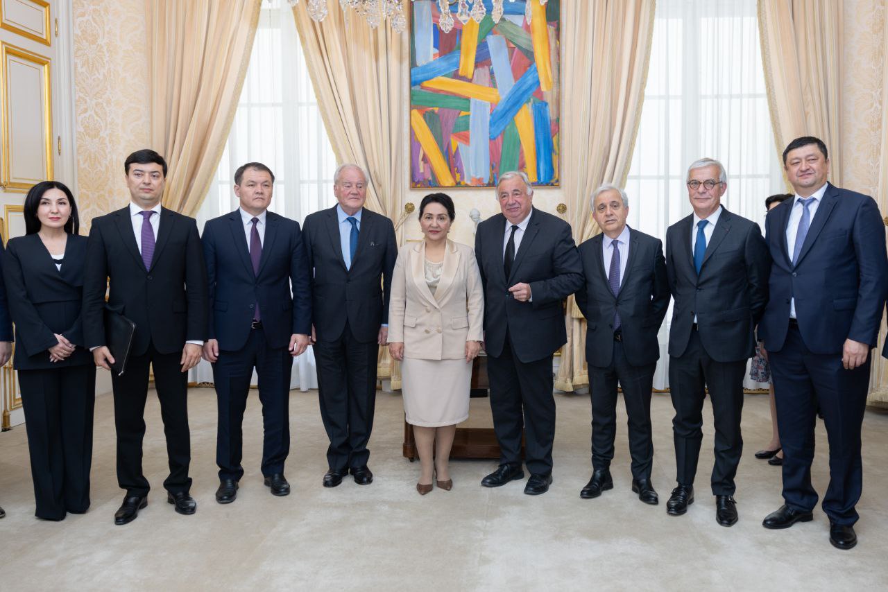 Ózbekstan delegaciyasınıń Franciyaǵa saparı sheńberinde eki mámleket arasında birge islesiwdi ele de rawajlandırıw máseleleri talqılandı