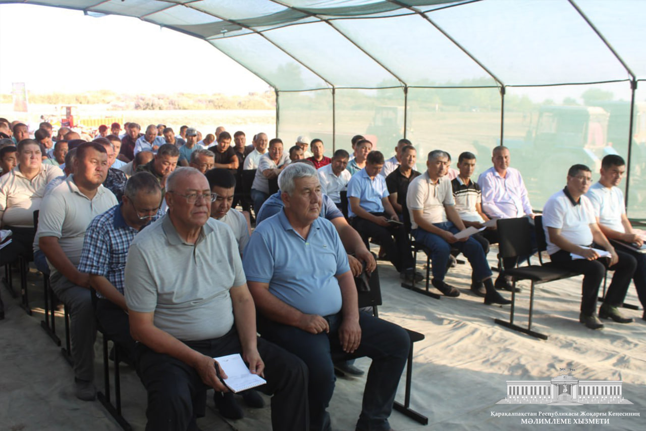 Shımbay rayonında ǵálle egiw boyınsha kórgizbeli seminar bolıp ótti