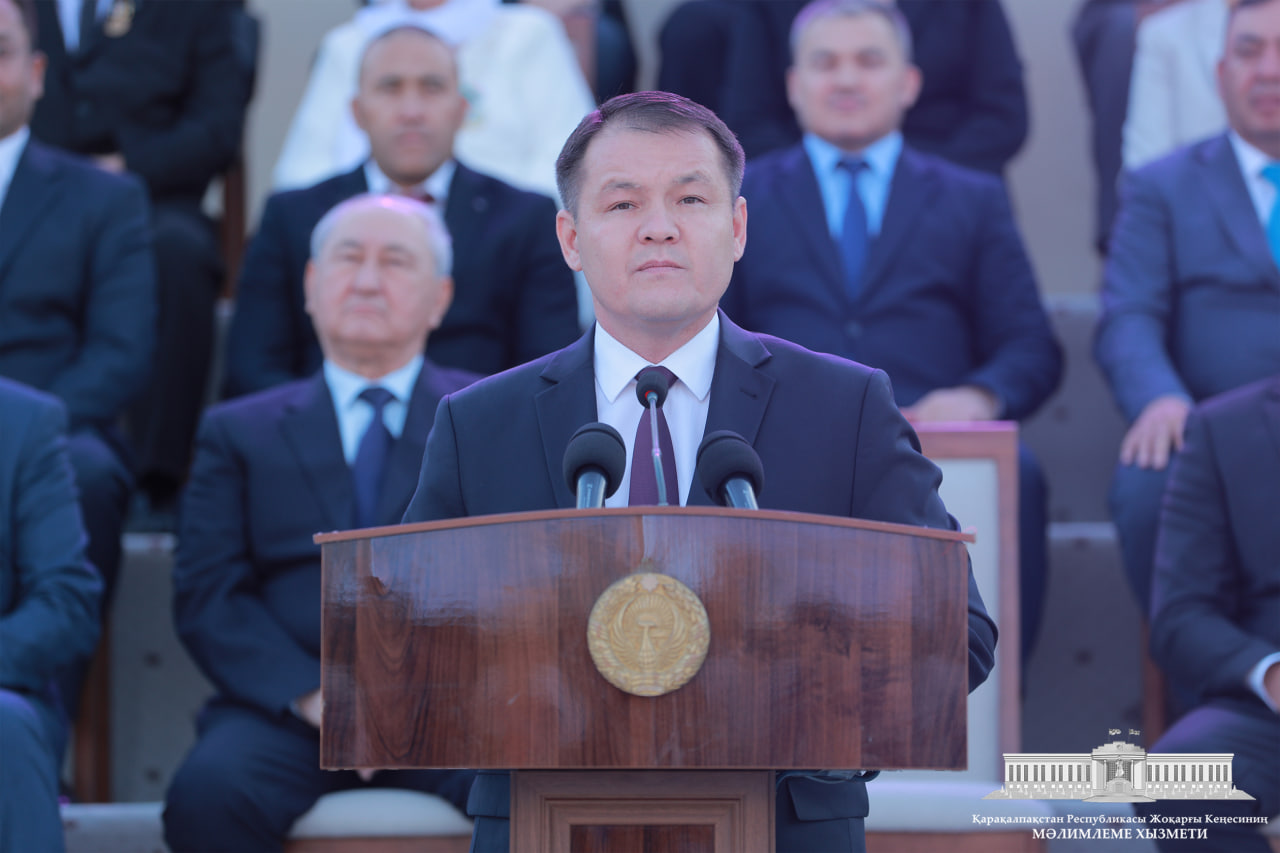 Qaraqalpaqstan Respublikası Joqarǵı Keńesi Baslıǵı Amanbay Orınbaevtıń Ózbekstan Respublikası ǵárezsizliginiń 32 jıllıǵına baǵıshlanǵan saltanatlı máresimdegi sózi