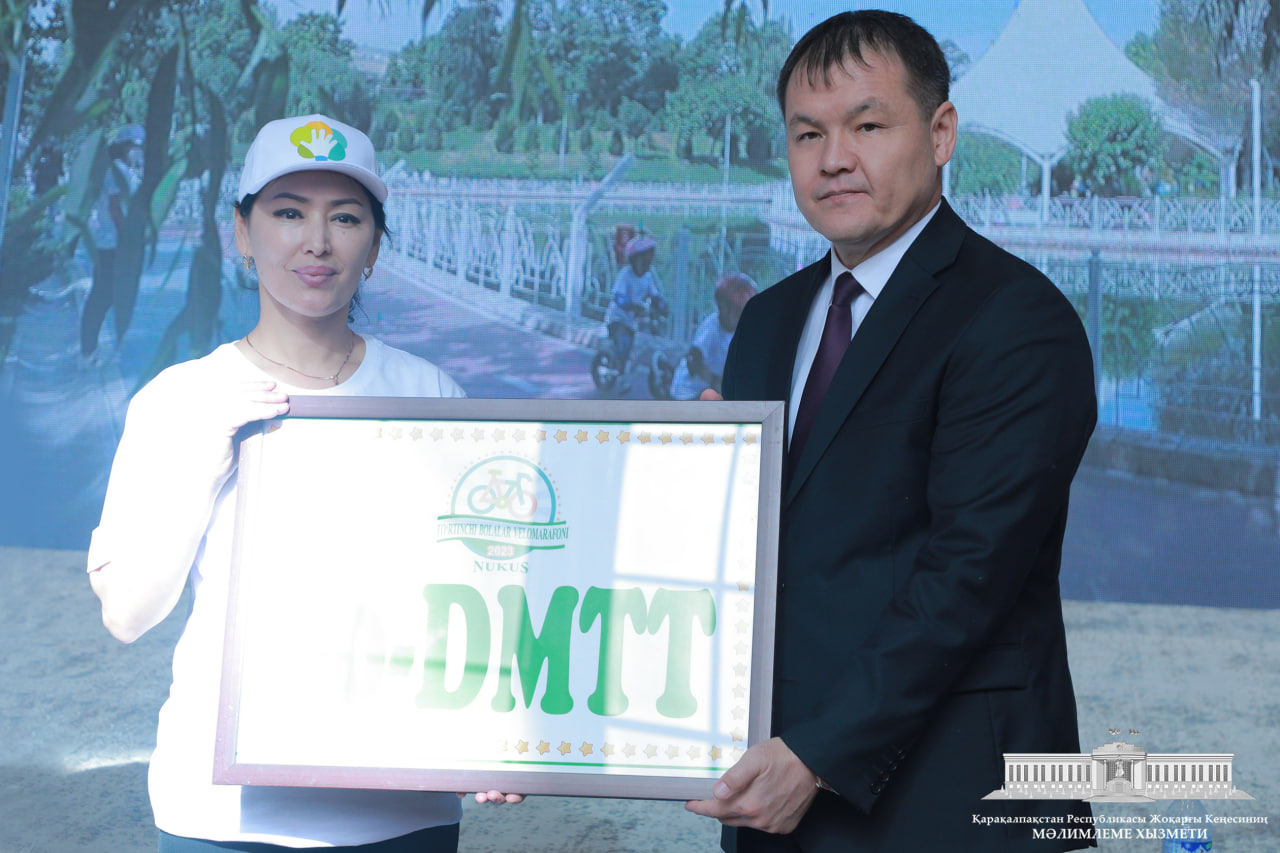 Mektepke shekemgi jastaǵı balalar arasında IV velomarafon jarısı ótkerildi