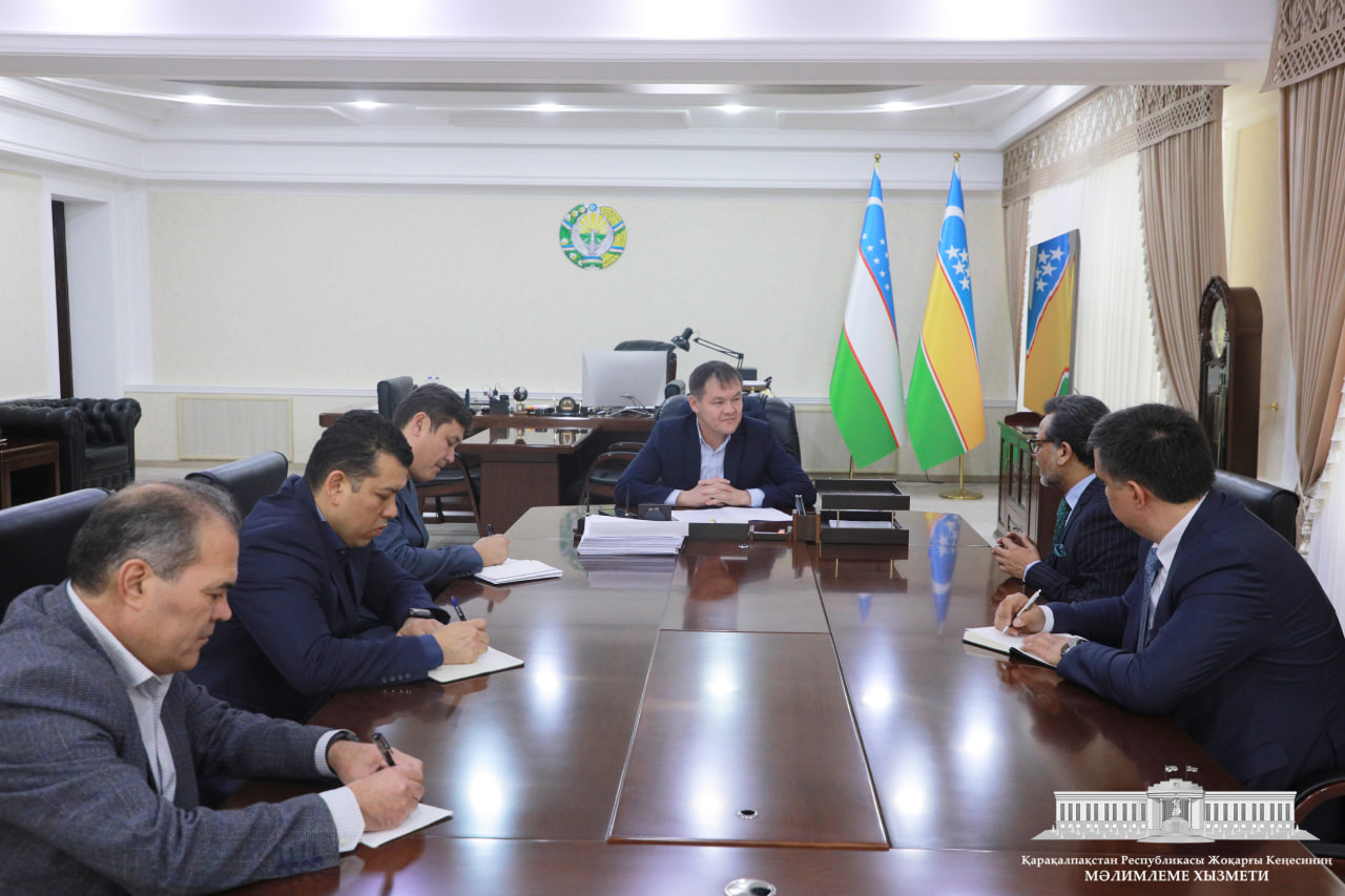 Joqarǵı Keńes Baslıǵı «ACWA Power» kompaniyası wákilleri menen ushırastı