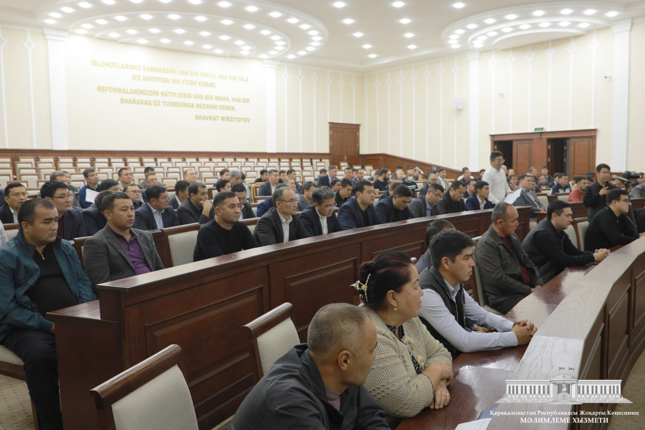 Joqarǵı Keńes Baslıǵı jańa joybarlar iske túsiriliwi boyınsha isbilermenler menen ushırastı