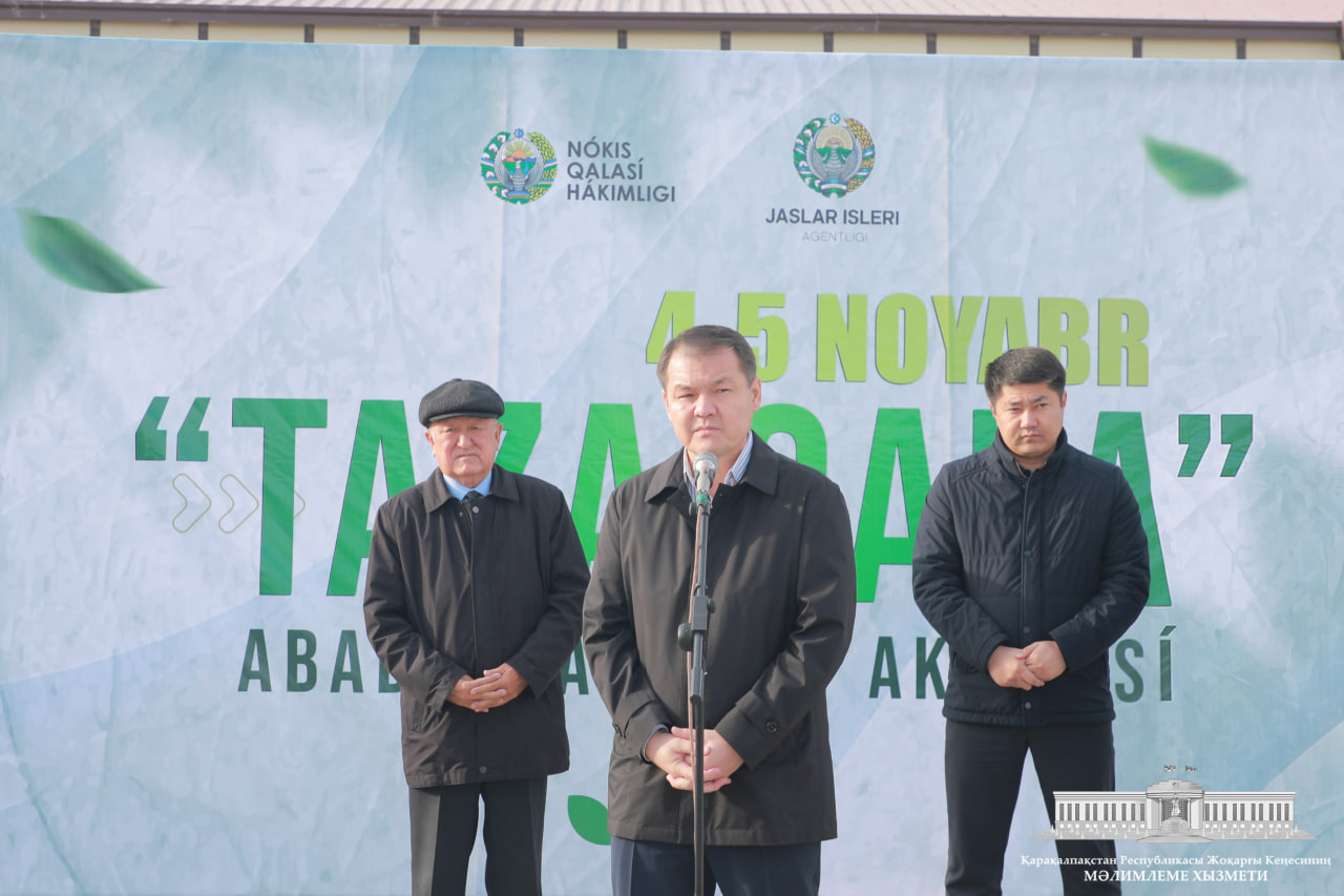 Hár jılı ótkeriliwi dástúrge aylanǵan "Taza qala" akciyasına búgin Nókis temir jol vokzalı janında start berildi