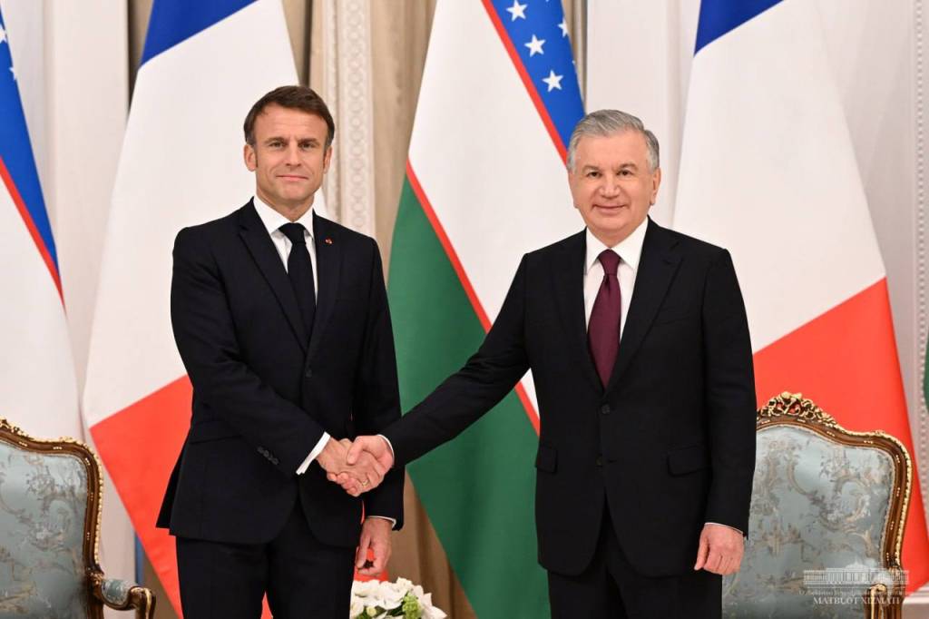 Президенты Узбекистана и Франции договорились поднять двусторонние отношения на уровень стратегического сотрудничества