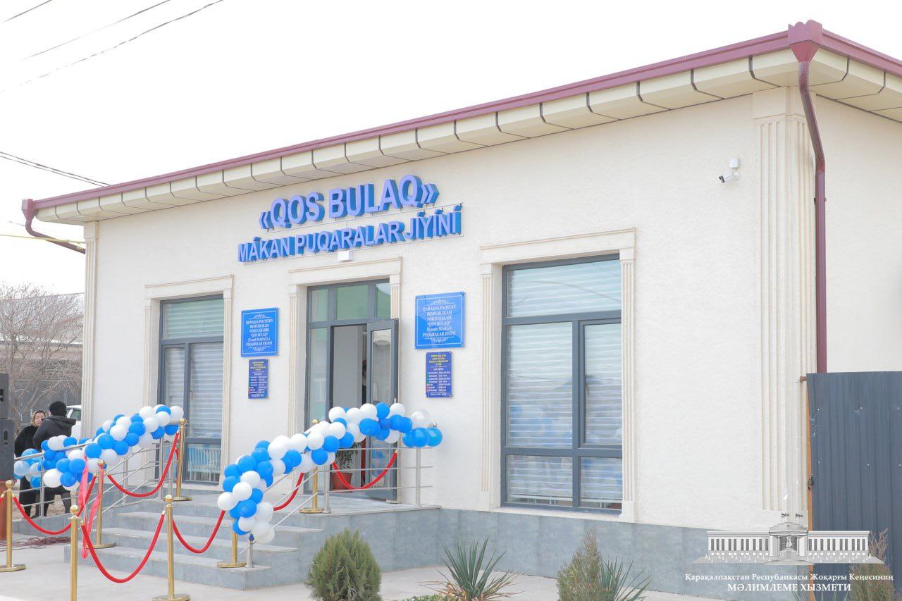 «Qosbulaq» mákan puqaralar jıyını imaratı paydalanıwǵa tapsırıldı