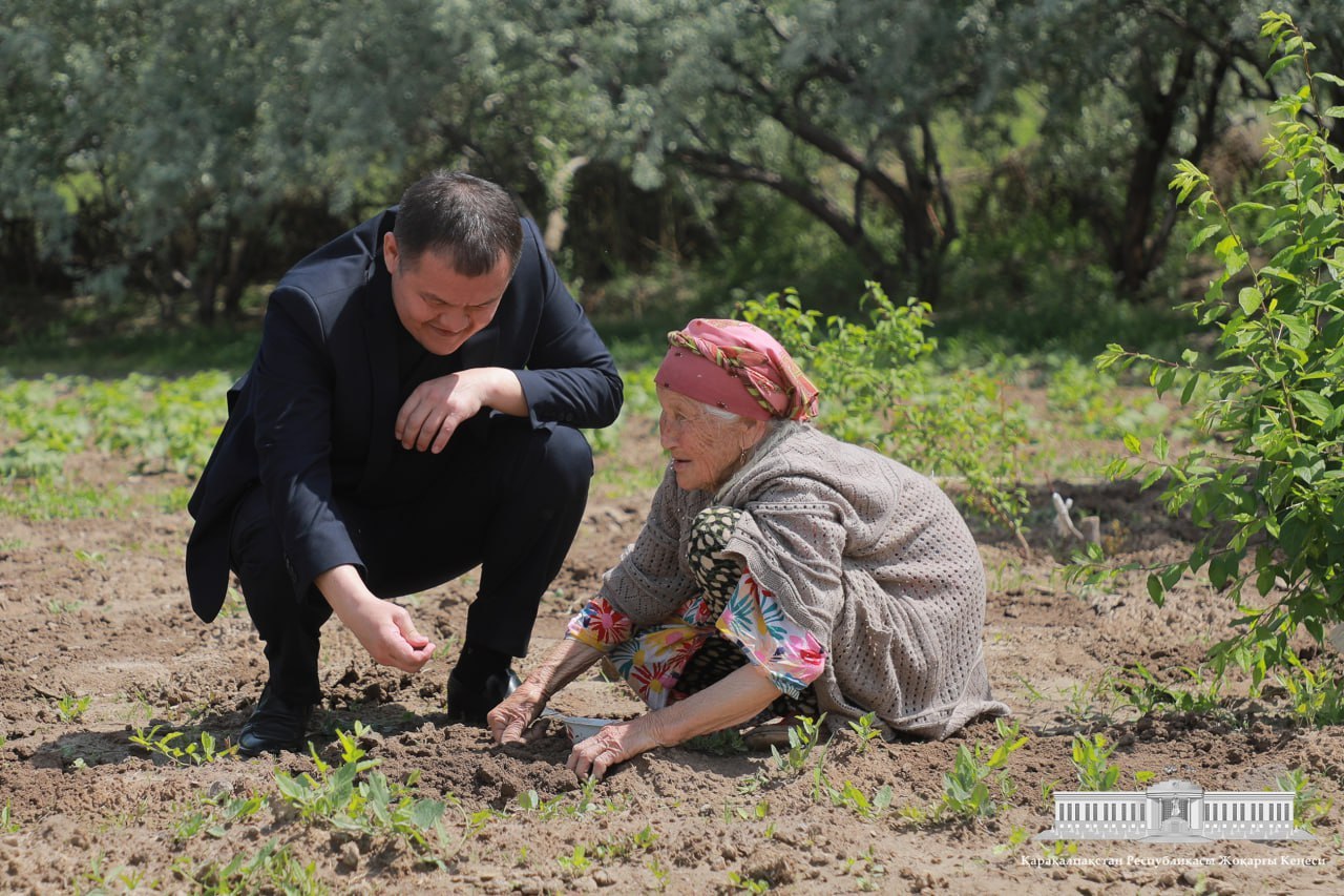 Жер менен тиллесең, жер бар зийнетин береди
