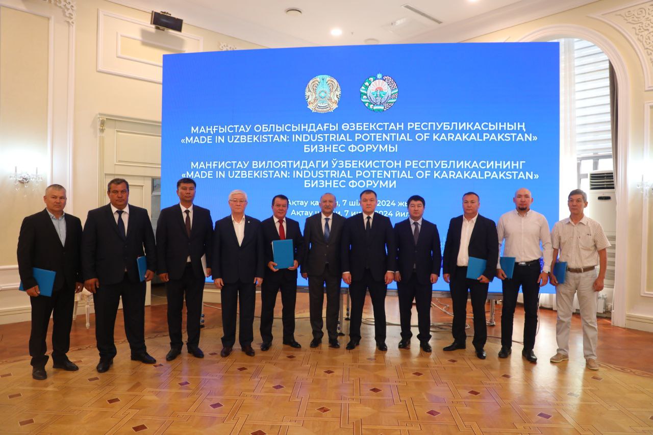Бүгин Қазақстан Республикасының Манғыстаў областы Ақтаў қаласында «Made in Uzbekistan. Industrial potential of Karakalpakstan» атамасындағы көргизбе-ярмаркасы өз жумысына баслады