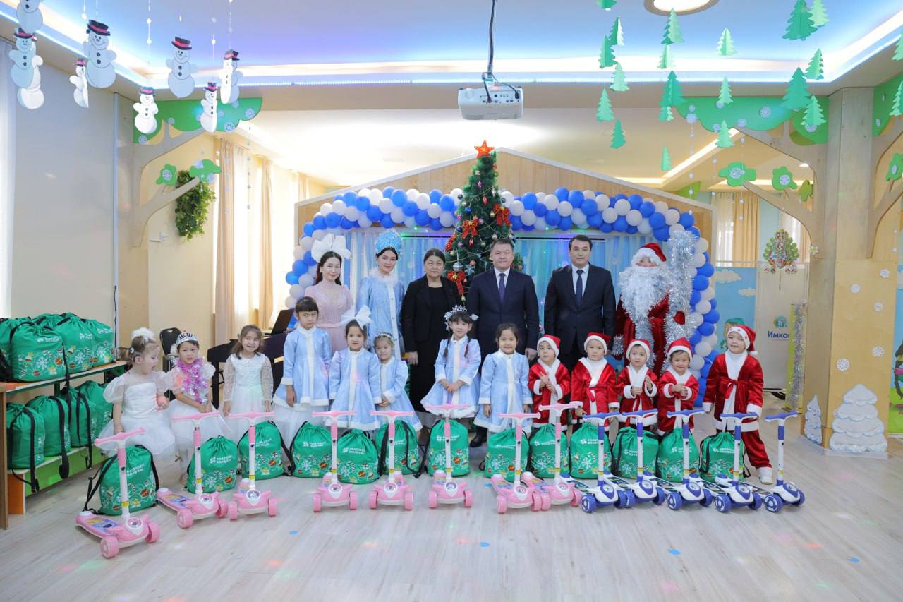 «Imkon» maktabgacha talim tashkilotida Yangi yil bayrami nishonlandi