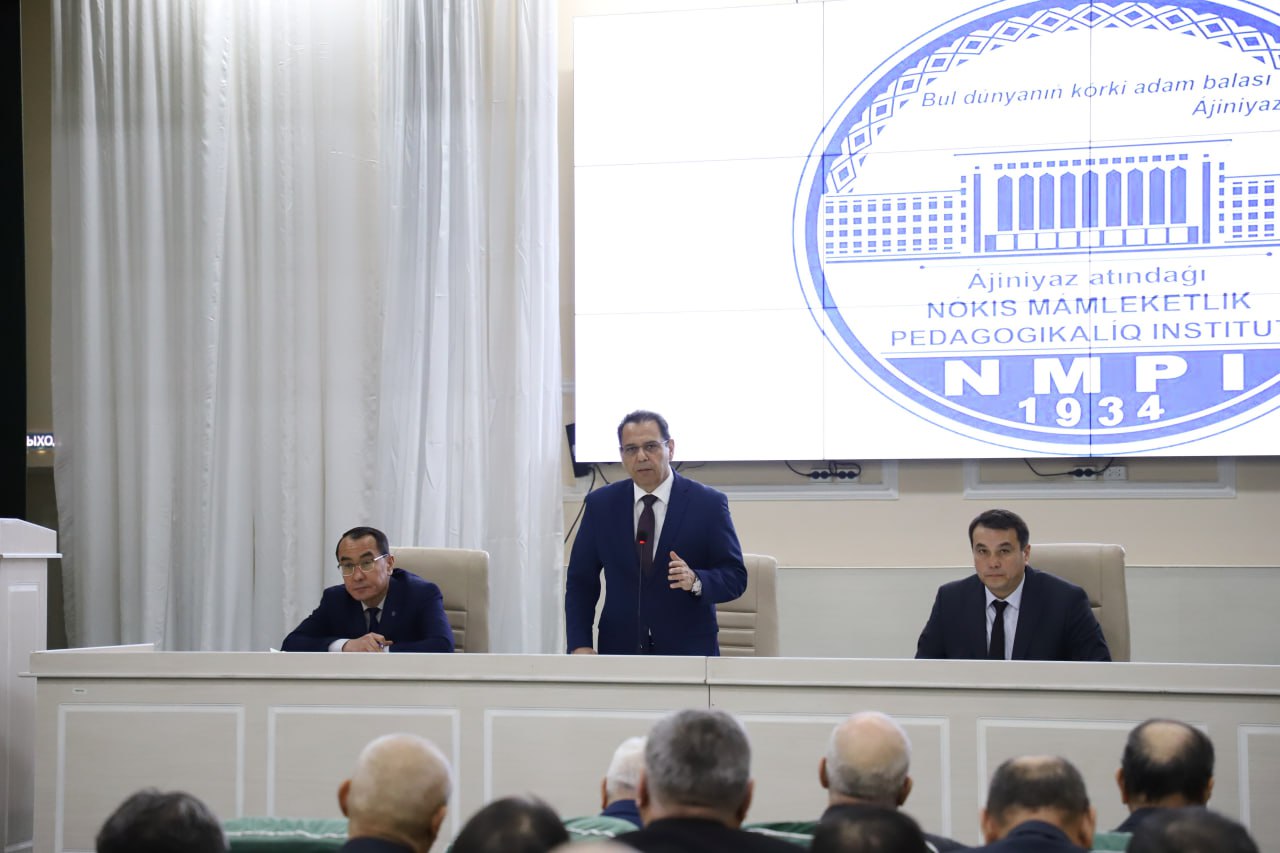 Nókis mámleketlik pedagogikalıq institutı rektorı hám oqıw isleri boyınsha prorektorı tayınlandı