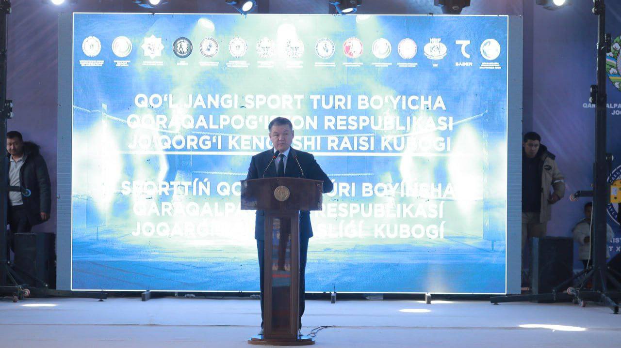 Sporttıń Qol urısı túri boyınsha Qaraqalpaqstan Respublikası Joqarǵı Keńesi Baslıǵınıń kubogı bellesiwleri bolıp ótti