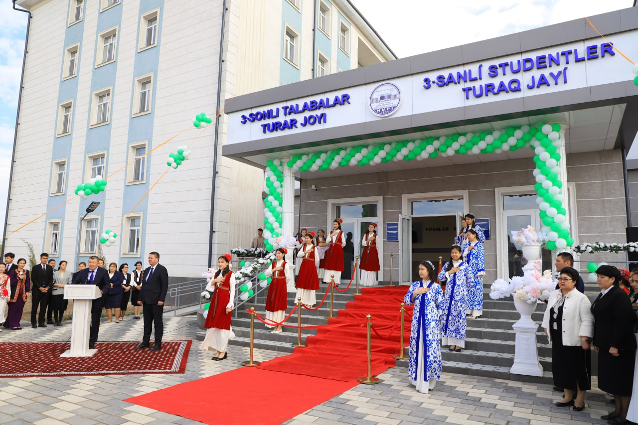 Nukus davlat pedagogika institutida yangi ob’ektlar foydalanishga topshirildi
